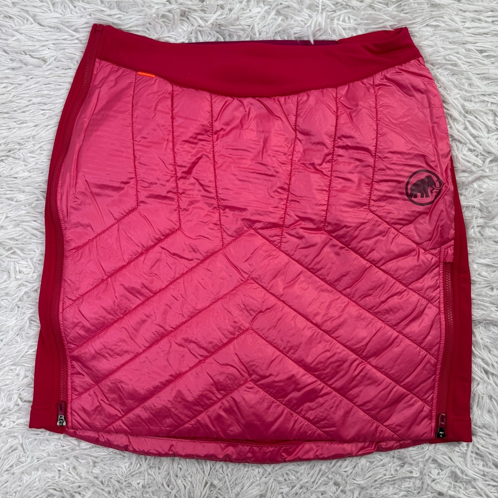 Mammut Skirt Womens Small Pink Dragon Fruit Aenergy Insulated Puffer Zipped S